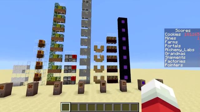 Cookie Clicker in Minecraft смотреть онлайн