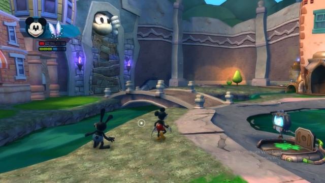 КРАСИВЫЙ И СКАЗОЧНЫЙ ГОРОД.Прохождение Disney Epic Mickey Две Легенды.Часть 3. Онтаун смотреть онлайн