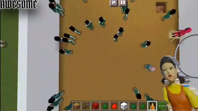 Minecraft squid game смотреть онлайн
