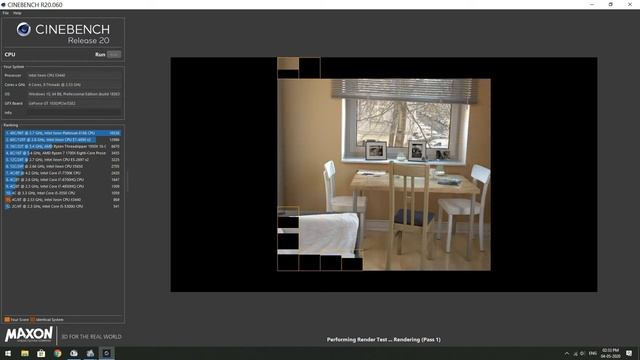 CINEBENCH R20 OF INTEL XEON X3440 смотреть онлайн
