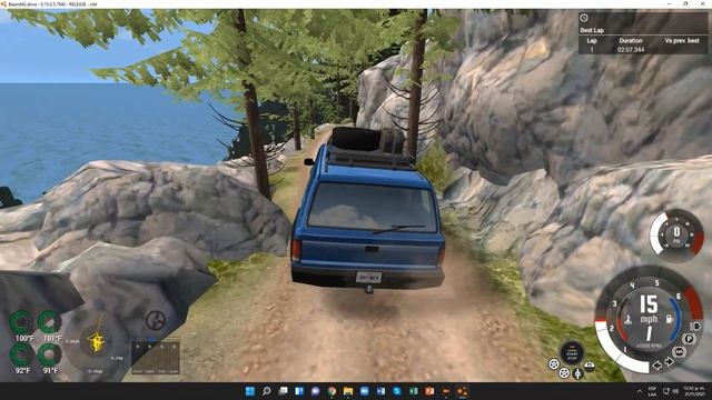 BeamNG.drive 0.15.0.5.7940 (Time Trials) (Ford Explorer [Red (Blue) 4x4 Version] смотреть онлайн