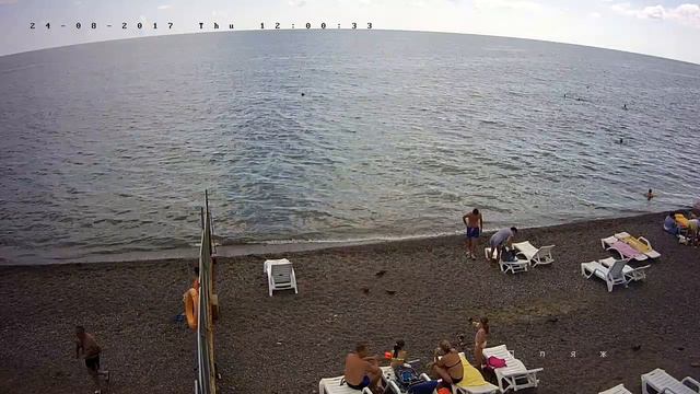Вебкамера "Пляж Дубны". Запись 24.08.2017 12:00:03 смотреть онлайн