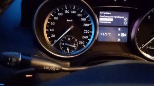 Установка времени на аналоговых часах в Mercedes Benz GL X164