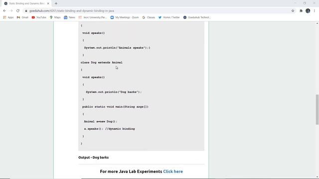 Static Binding and Dynamic Binding in Java | Static Binding Vs Dynamic Binding in Java смотреть онлайн