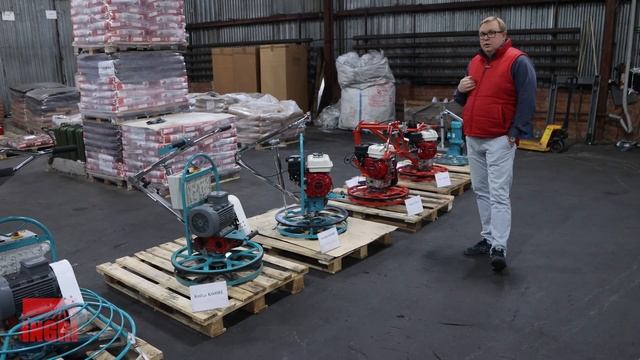 Обзор однороторных затирочных машин Kreber и Zogel смотреть онлайн