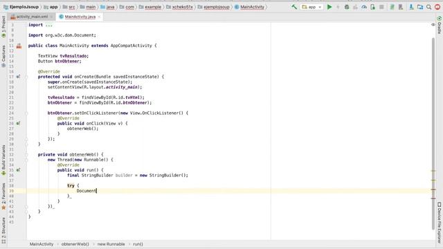 Ejemplo JSOUP en Android Studio смотреть онлайн