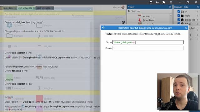 Construct 3 - Tuto #14 : Dialogues avancés смотреть онлайн