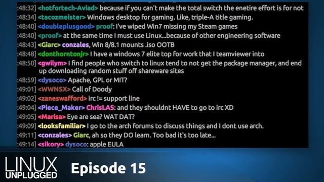 Don't Switch to Linux | LINUX Unplugged 15 смотреть онлайн