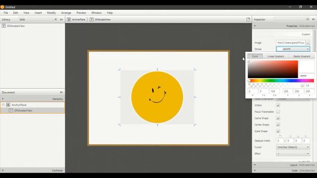 JavaFx Custom Avatar View смотреть онлайн