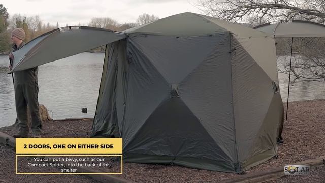 САМЫЙ БЫСТРЫЙ ШАТЕР стал БОЛЬШЕ? Карповый шатер SOLAR SP 6 Cube! ОБЗОР