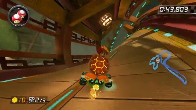 Mario Kart 8 - Dragon Driftway 1:42 Fail (33.453 lap 2 BKS) смотреть онлайн