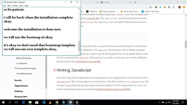 Laravel Online Bus Ticketing System from scratch step by step Installing fresh Laravel Part 1 смотреть онлайн