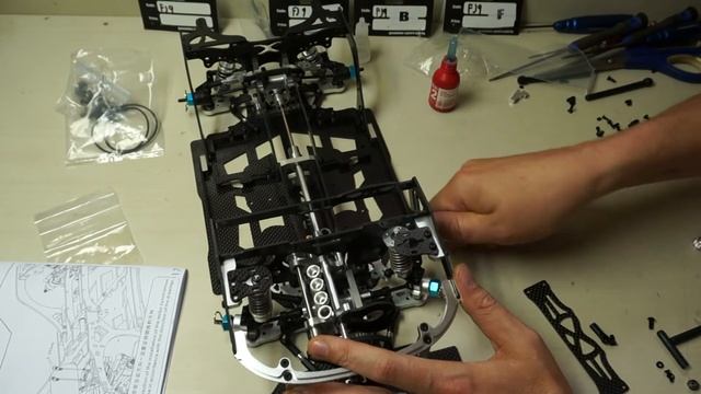 • FIJON - FJ9 - 1/10 4WD drift car - Build : steps 29 to 34 • смотреть онлайн