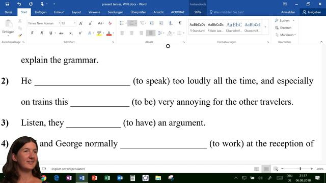 Grammar Review: Talking about the present - Zentralmatura Englisch Februar 2019 #05 смотреть онлайн