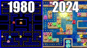 Эволюция серии игр Pac-Man [1980-2024]