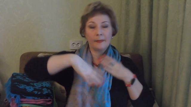 Коллекция моих палантинов и перчаток. смотреть онлайн