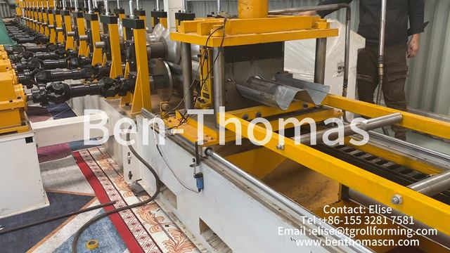 Линия по производству балки дорожного ограждения | Дорожное ограждение барьерного типа смотреть онлайн