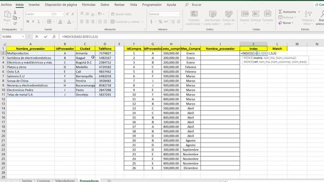 Como resolver el problema de BUSCAR.V usando INDEX MATCH смотреть онлайн