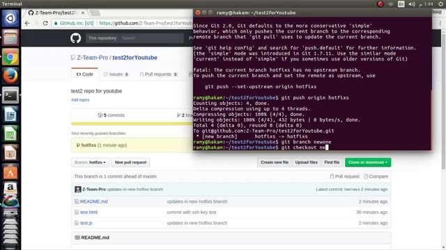 7- سلسلة شروحات ال git للمبتدأين والمحترفين - الدرس اسابع git branch смотреть онлайн