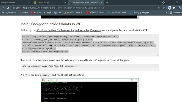Installing PHP 7 and Composer on Windows 10, Using Ubuntu in WSL Jeff Geerling Google Chrome 20 смотреть онлайн