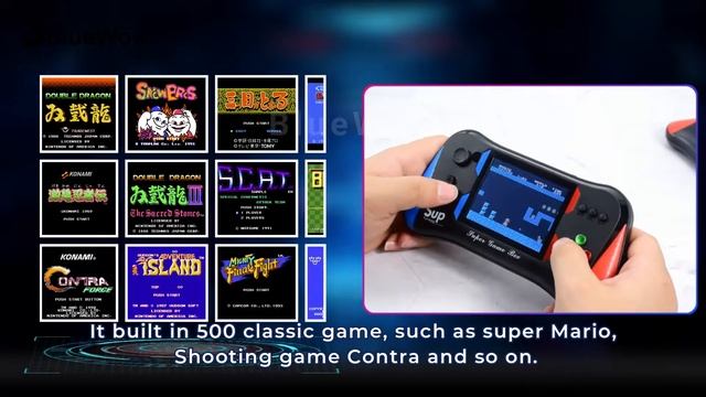 【Unboxing】BlueWow X7M 500 In 1 Classic Handheld Game Console