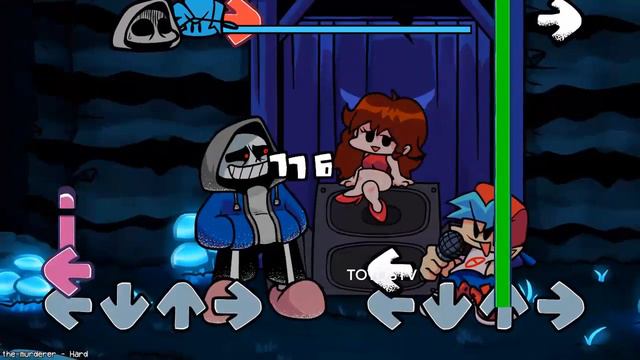 🤸♀️VS Sans The MURDER 1 Hour Dusttale | FNF 1 hour смотреть онлайн