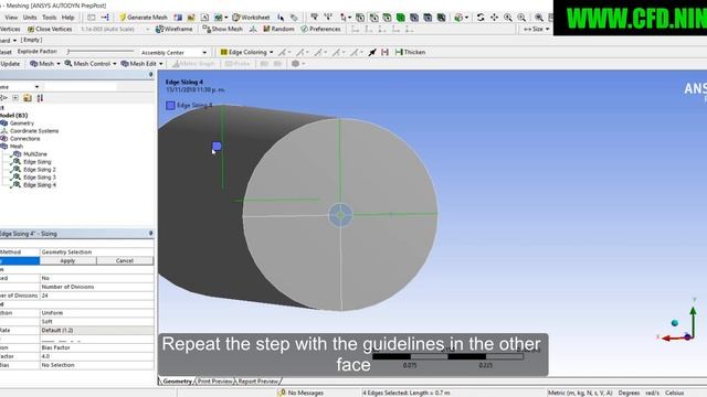 ✅ ANSYS MESHING - Hexahedral Mesh - Pipe - Part 2/2