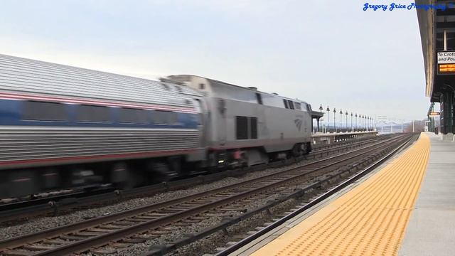 RARE Post Hudson Line Derailment Amtrak Trains w/ P32s on Each End смотреть онлайн
