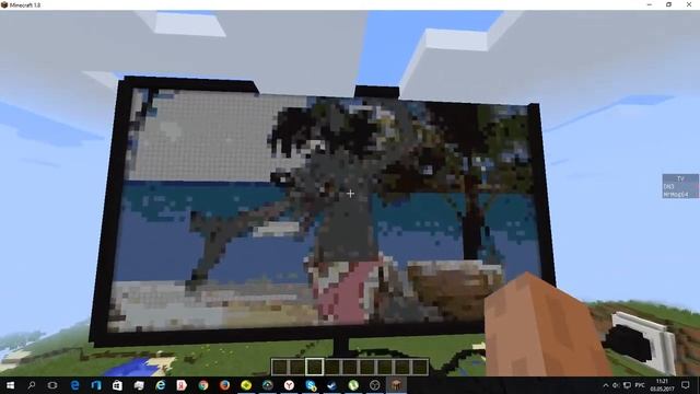 Карта TV в MineCraft смотреть онлайн