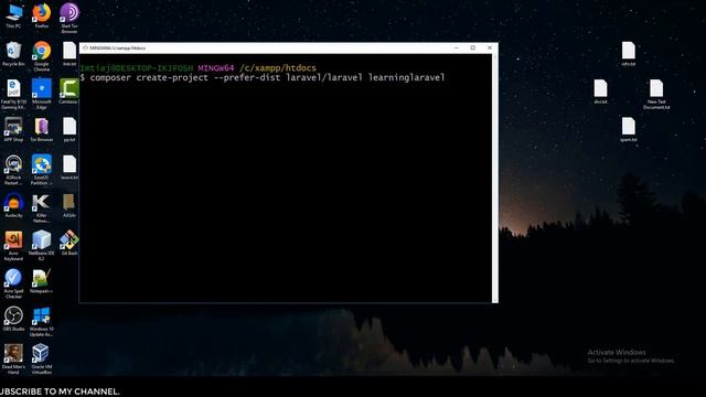 03. bangla || how to install laravel on windows 10 xampp смотреть онлайн
