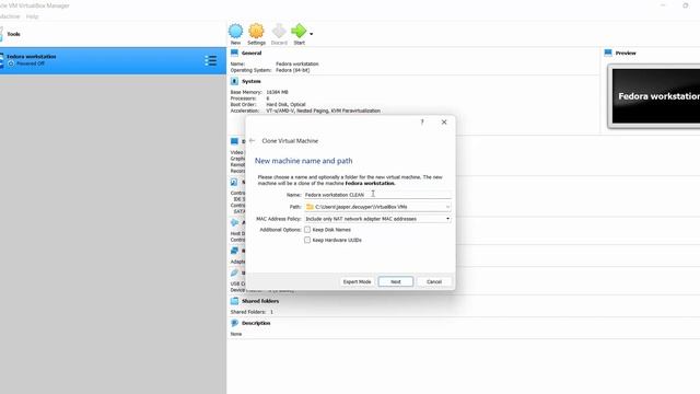 How to clone a Virtual Machine in Oracle VM VirtualBox 6.1.xx? смотреть онлайн