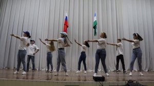 Танец для вожатых в детском оздоровительном лагере. Кумертауский педагогический колледж