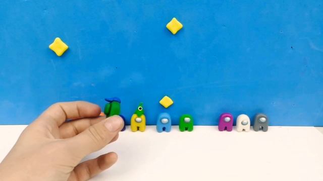 Как слепить фигурки из игры Among us ? 1 часть ✅ смотреть онлайн