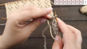 Новый ажур узор спицами ?