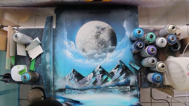 Christmas midnight - SPRAY PAINT ART - by Skech смотреть онлайн