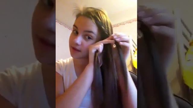 Плетение косы с боку:)) смотреть онлайн