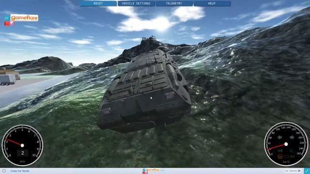 Crazy Car Stunts How to Play Walkthrough смотреть онлайн