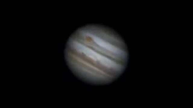 Jupiter with 8 inch F/6 and 2.5x Powermate. смотреть онлайн