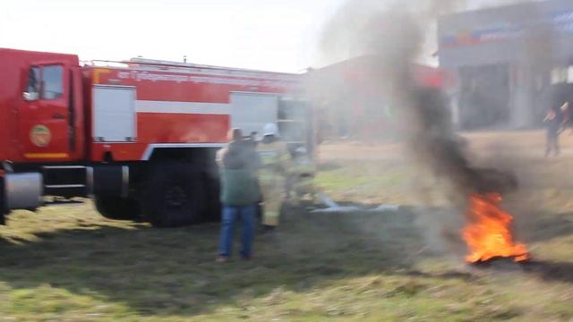 Официальное открытие пожарной части в ст. Должанской Ейского района смотреть онлайн