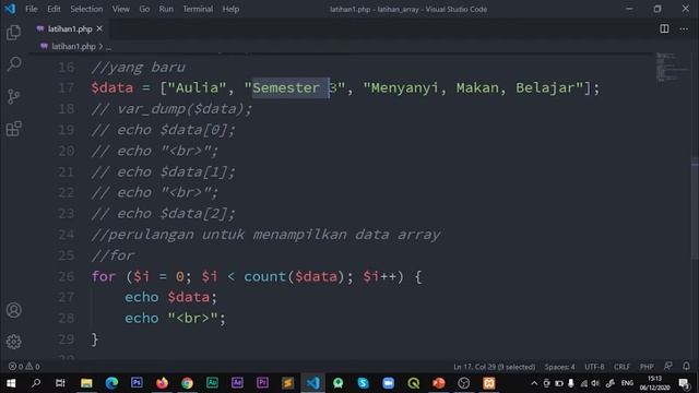 PHP ARRAY смотреть онлайн