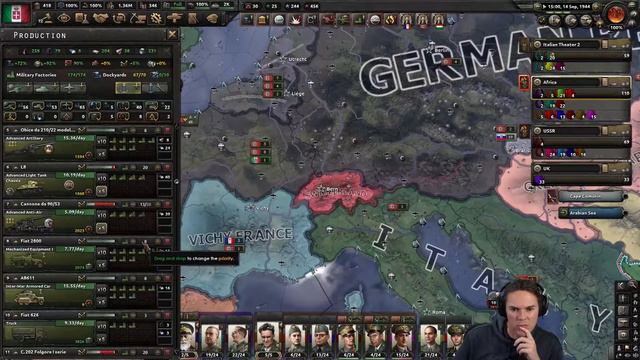 Hearts of Iron IV: Italy Historical Playthrough (inc BBA dlc) - Part 44 смотреть онлайн