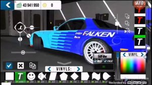 Как сделать топ винил на MAZDA RX7 в car parking multiplayer