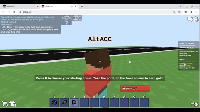 Bloxd.io FLOAT HACK GREENVILLE смотреть онлайн