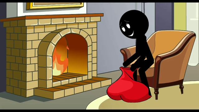 stickman don't offend Santa смотреть онлайн
