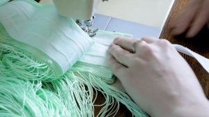 Как пришить шторную ленту на нитяные шторы (быстро за 10 минут)