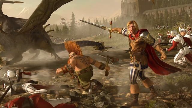 Готрек и Феликс в Total War Warhamer 2 с бесплатным дополнением