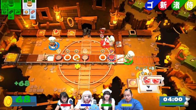 #5【マルチプレイ】ゴー☆ジャスの「Overcooked 2（オーバークック２）」【GameMarket】 смотреть онлайн