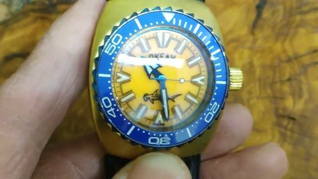 часы ОКЕАН (Рыба Молот) МОДИФИКАЦИЯ Восток-Амфибия 24кал. РЕВОЛЮЦИОННЫЙ Безель с ТРЕЩЁТКОЙ!!! смотреть онлайн