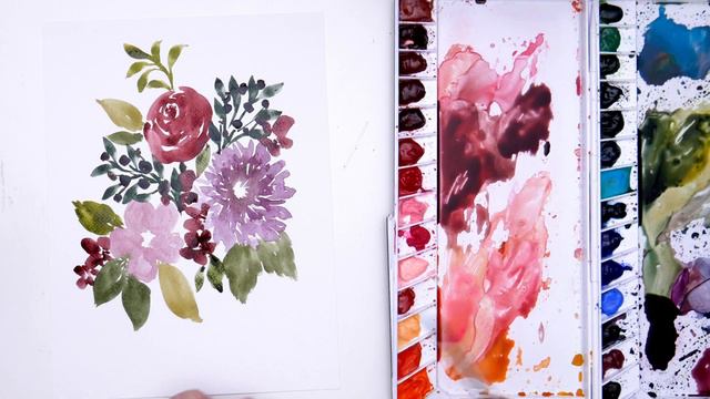 Moody Watercolor Florals + Intro To My New Patreon Page!