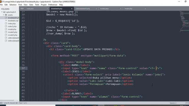 Bootstrap PHP 7 - HTML CRUD | #4 Update -Responsive- PHP OOP смотреть онлайн